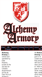 Mobile Screenshot of alchemyarmory.com